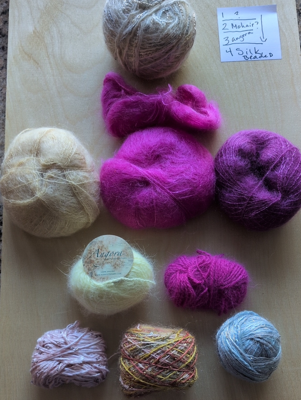 Clearance Luxury Accent Fibers, Angora, Silk, Mohair And More De-stash!